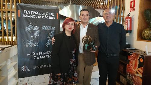 CEC gana el premio a los empresarios comprometidos con la cultura en el 27º Festival del Cine Español de Cáceres